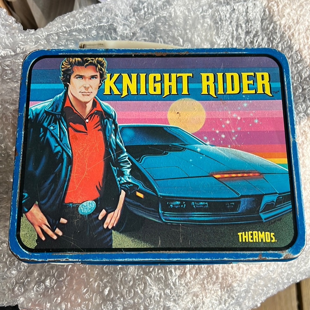 Vintage knight rider lunch box